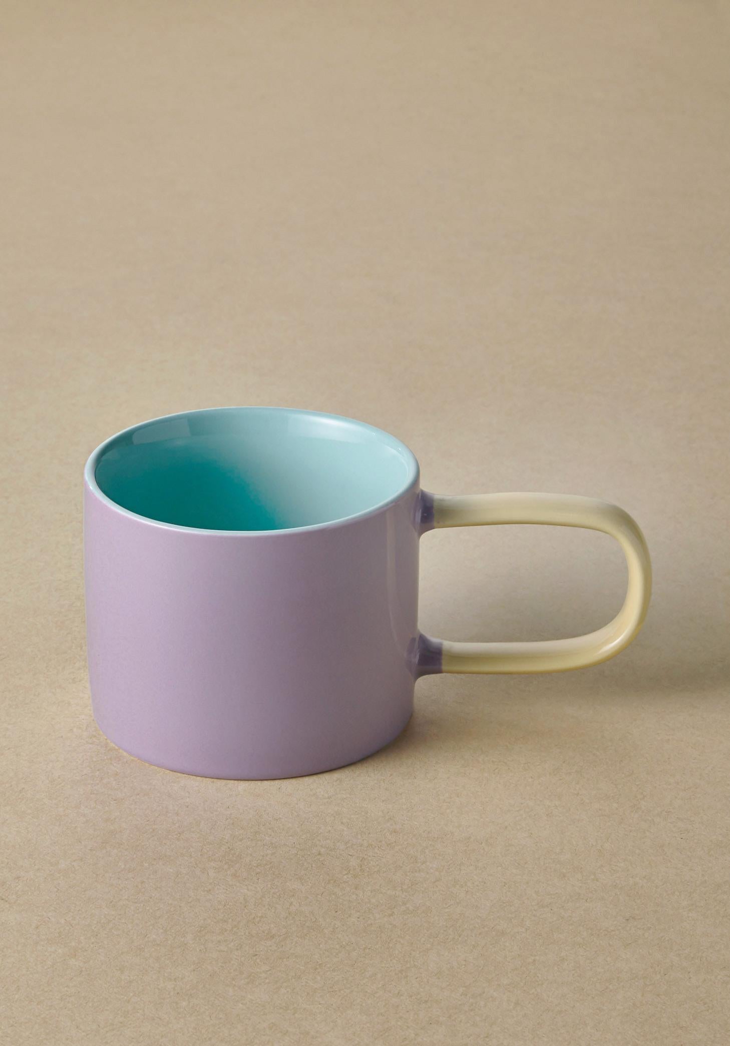 Rainbow Porcelain Mug Purple 270 ml