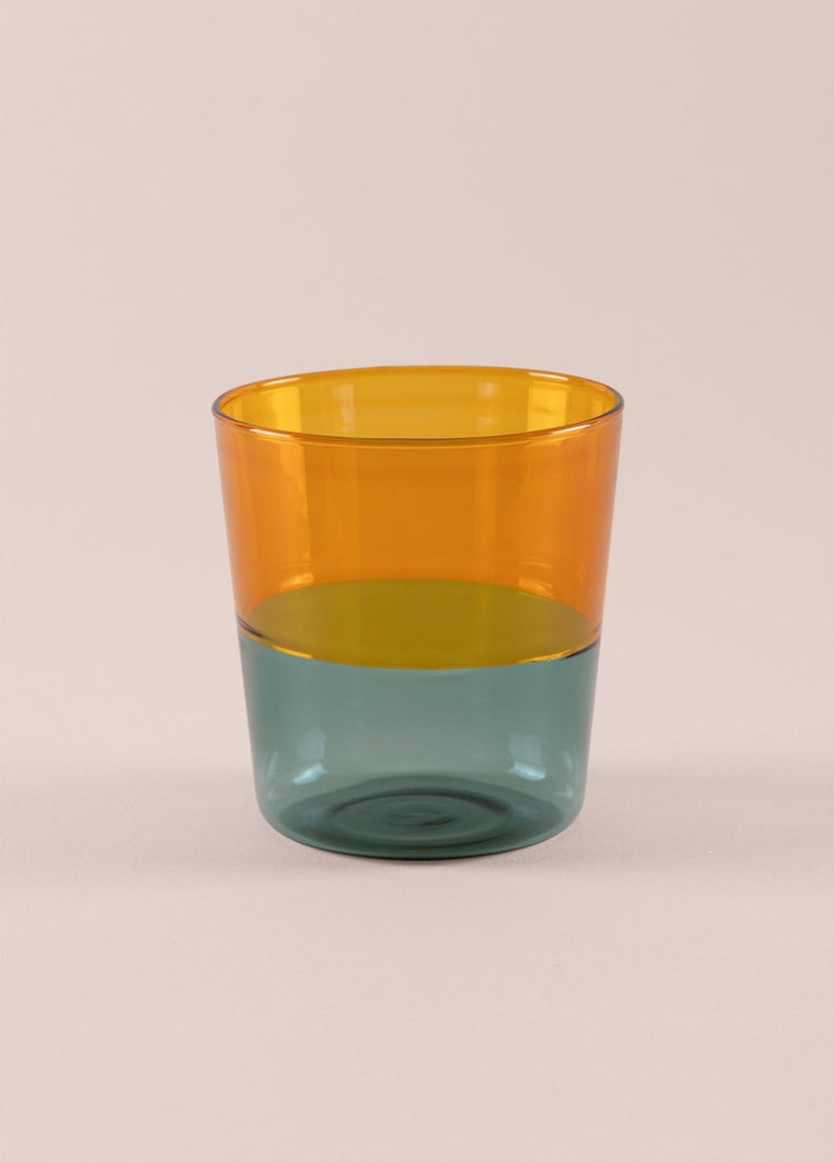 Rainbow – Water Glass Amber – Borosilicate & Heat - Resistant – 320ml (8x8x9 cm) - Exporgin - Global Shopping Site