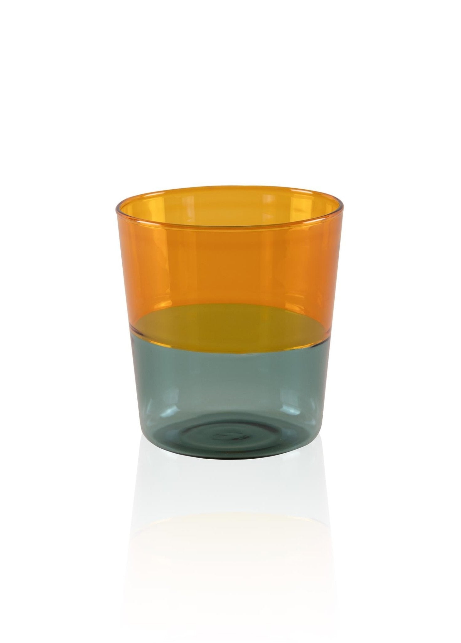 Rainbow – Water Glass Amber – Borosilicate & Heat - Resistant – 320ml (8x8x9 cm) - Exporgin - Global Shopping Site