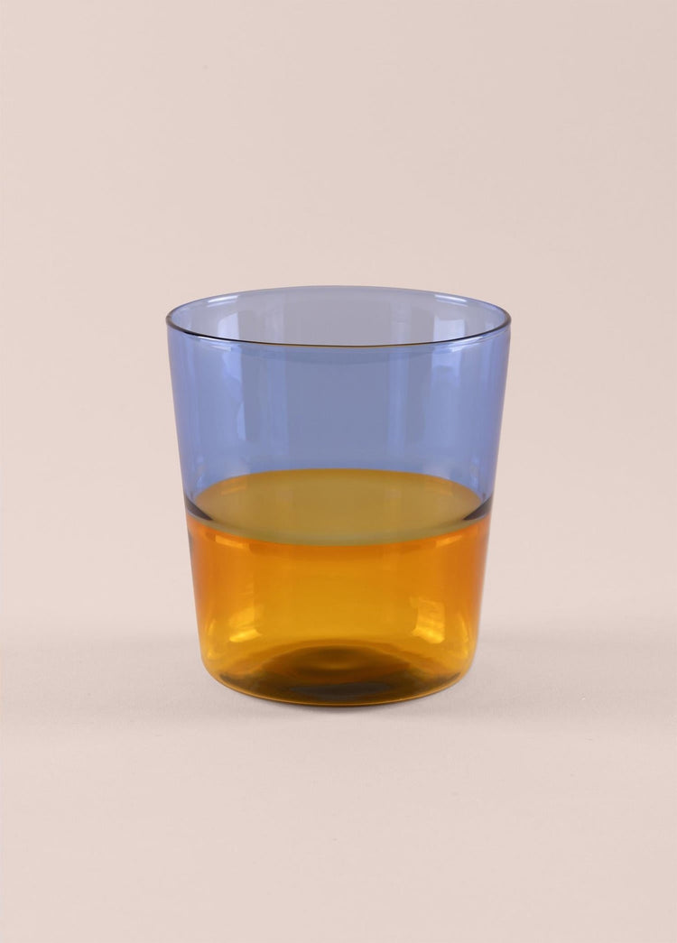 Rainbow – Water Glass Blue – Borosilicate & Heat - Resistant – 320ml (8x8x9 cm) - Exporgin - Global Shopping Site