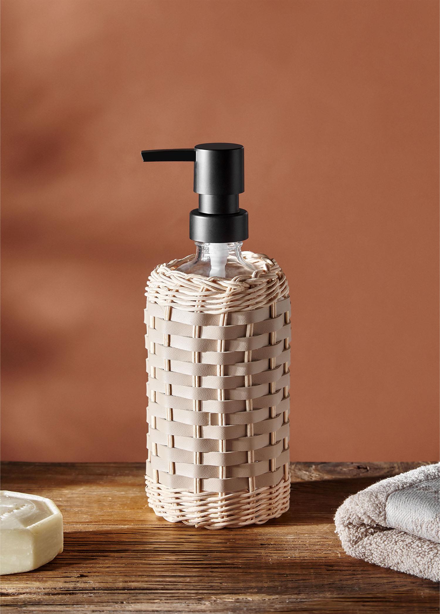 Rattan Liquid Soap Dispenser Cream 483 ml