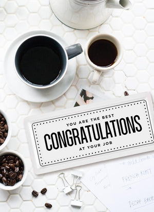 Rectangle Service Congratulations - 35 x 16 Cm - Exporgin - Global Shopping Site