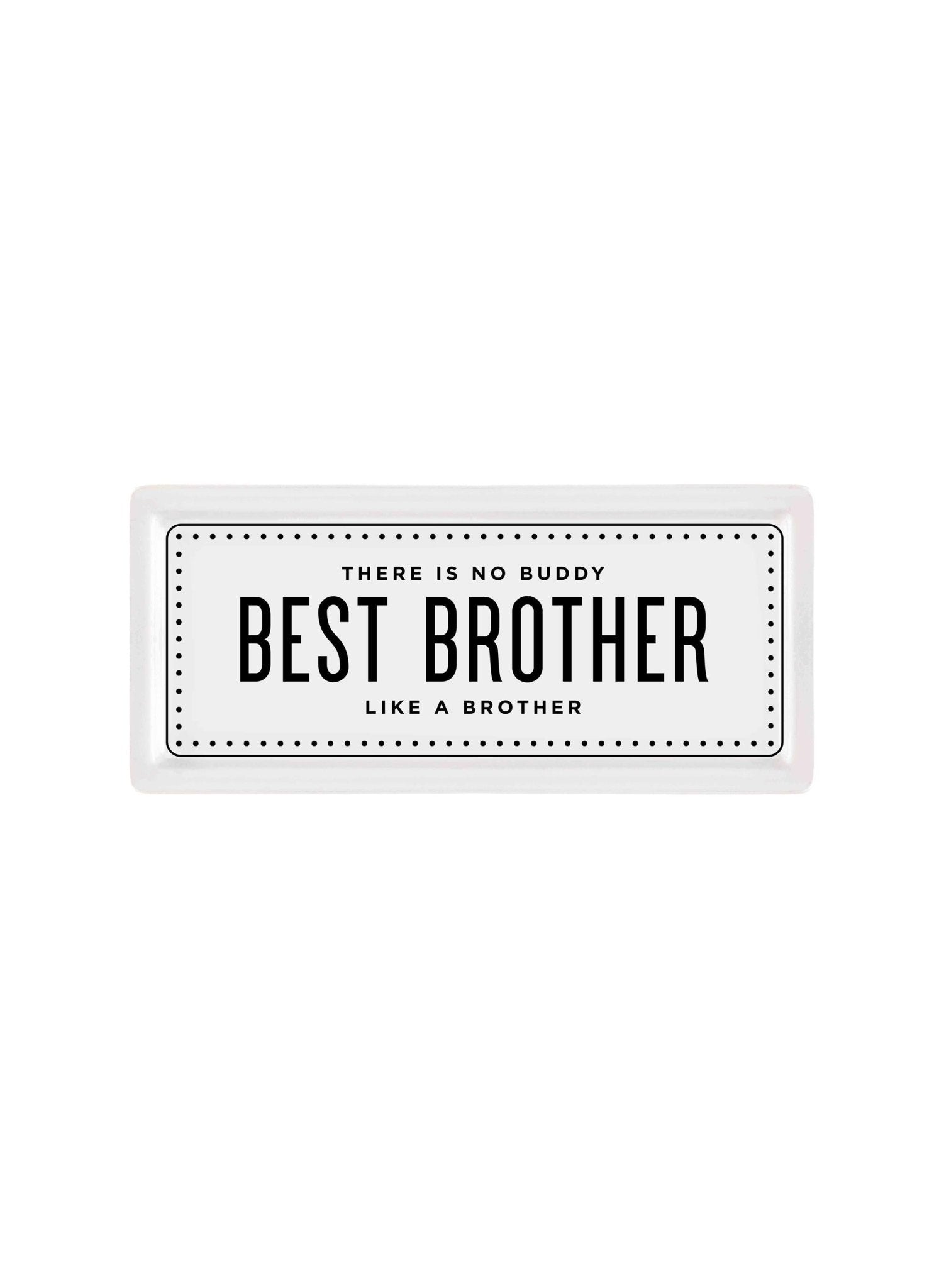 Rectangular Service Best Brother - 35 x 16 Cm - Exporgin - Global Shopping Site