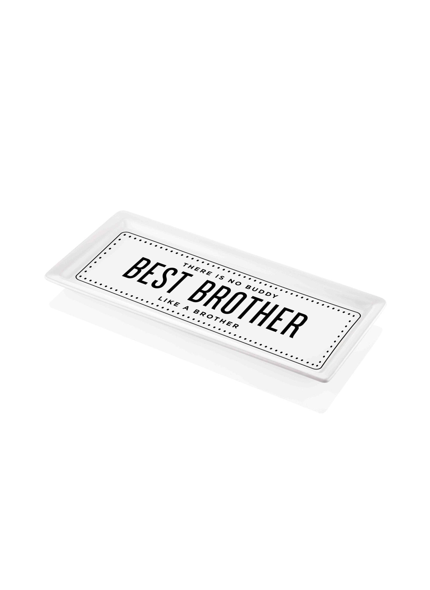 Rectangular Service Best Brother - 35 x 16 Cm - Exporgin - Global Shopping Site