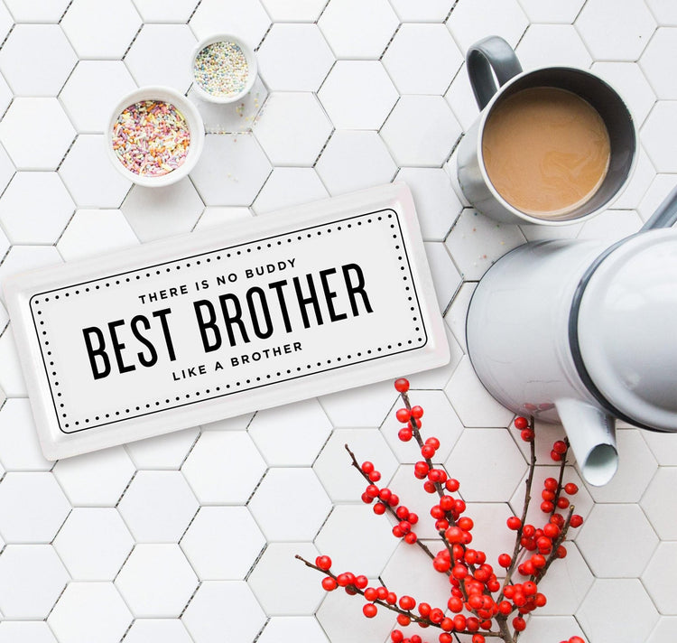 Rectangular Service Best Brother - 35 x 16 Cm - Exporgin - Global Shopping Site