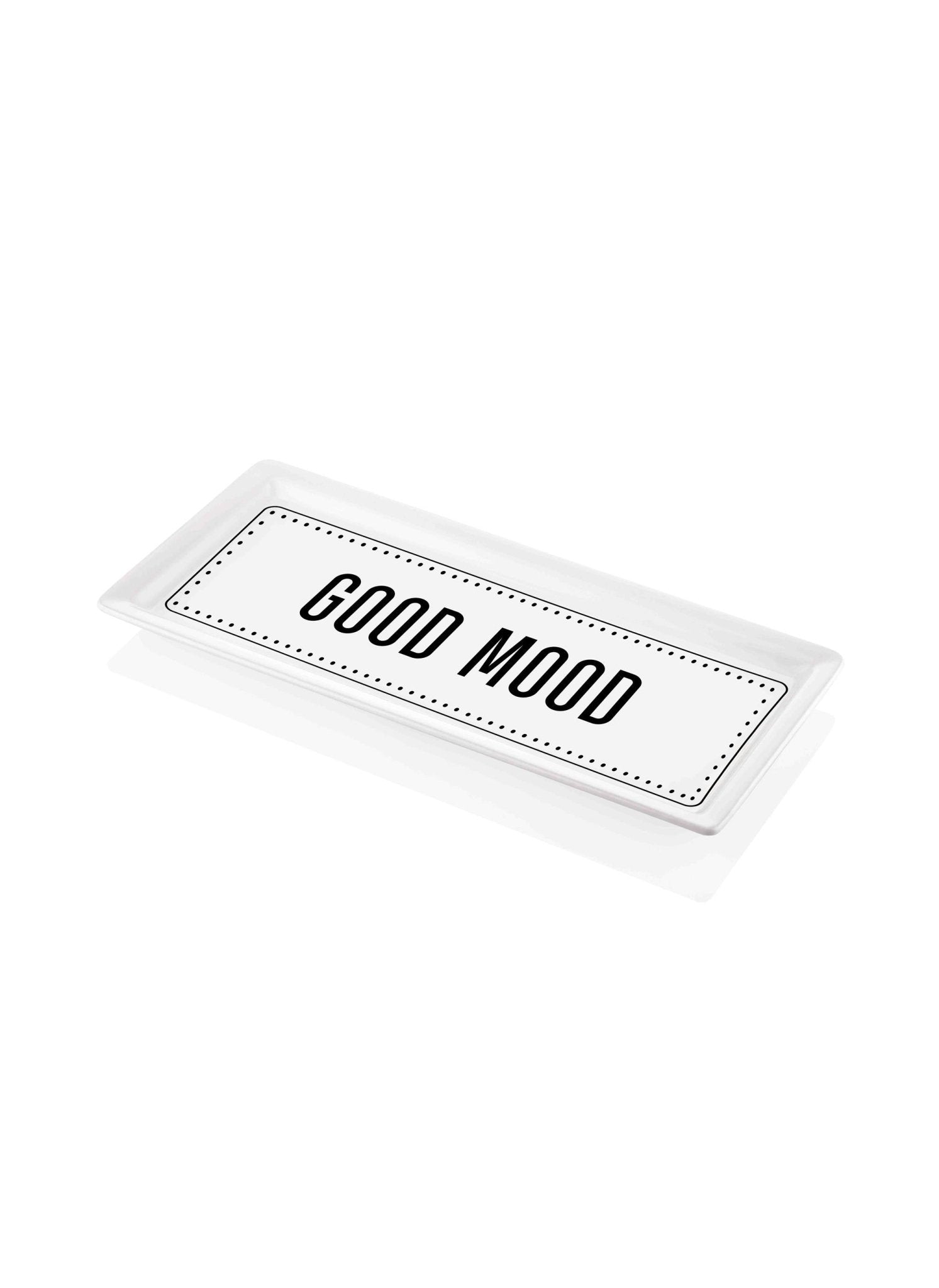 Rectangular Service Good Mood - 35 x 16 Cm - Exporgin - Global Shopping Site