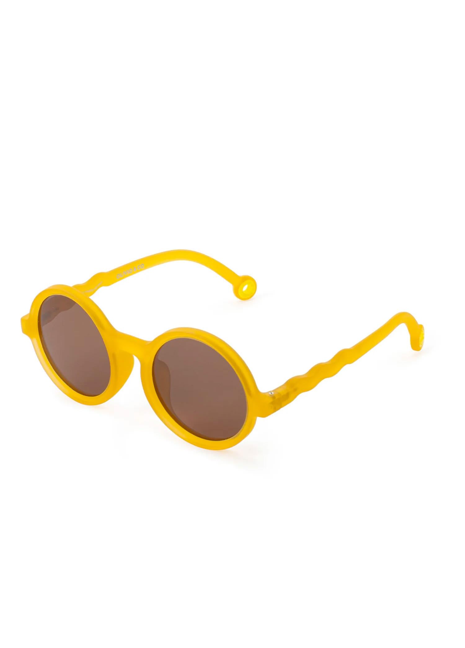 Round Sunglasses Citrus Garden Yellow 3-12 Years