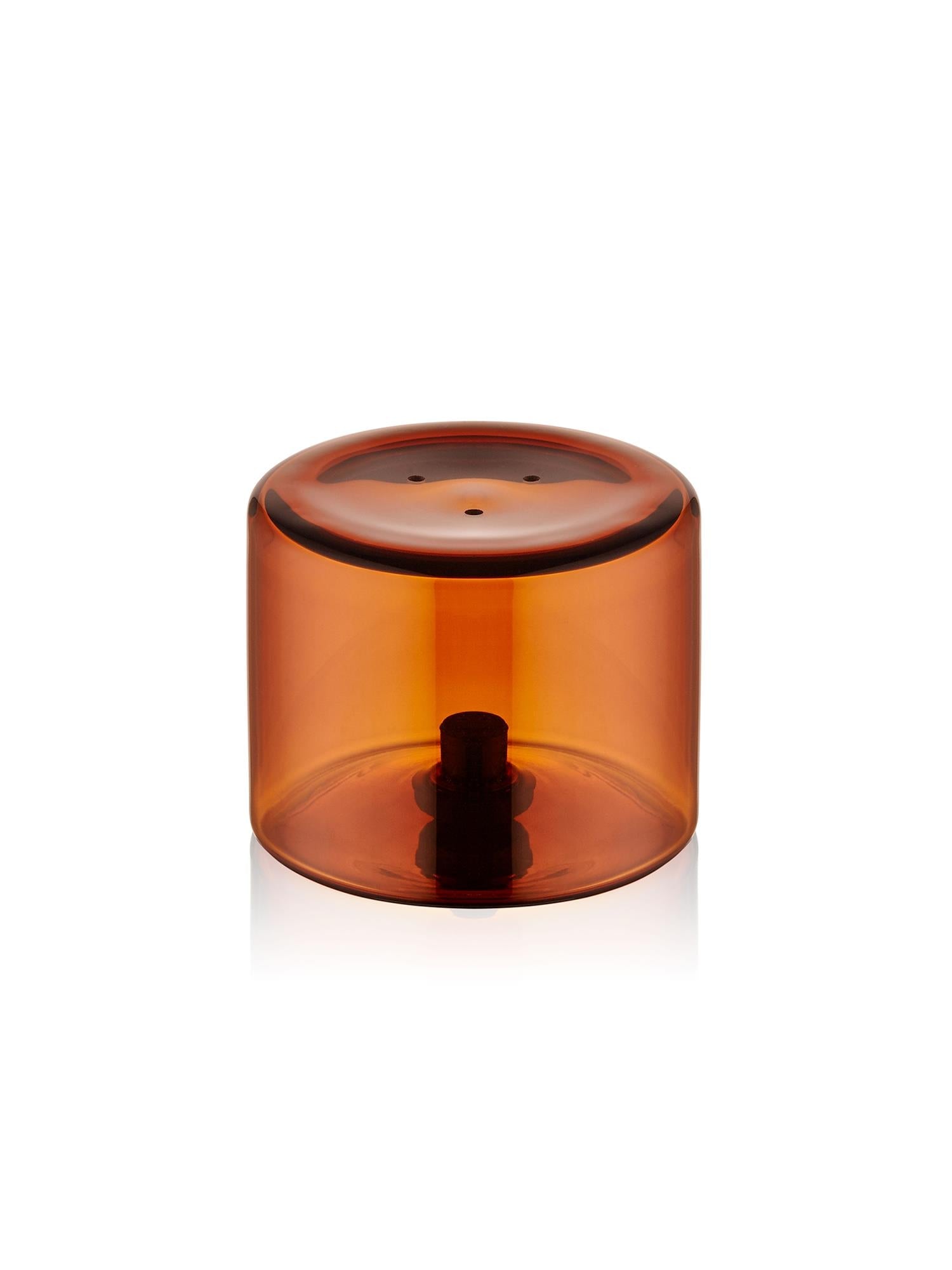 Round Salt and Pepper Shaker Set of 2 Amber 6x5 cm - Exporgin | Türkiye Comes to You