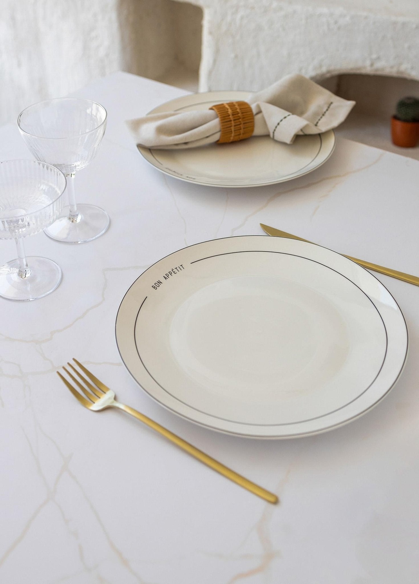 Round Serving Plate for 6 Persons - Exporgin - Global Shopping Site