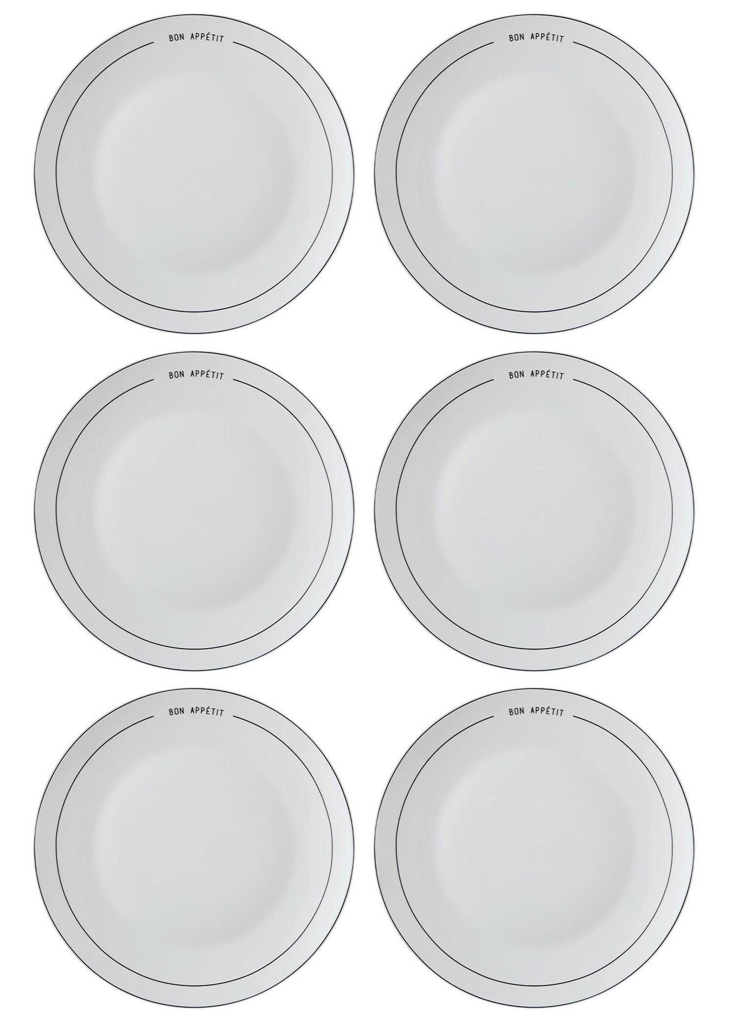 Round Serving Plate for 6 Persons