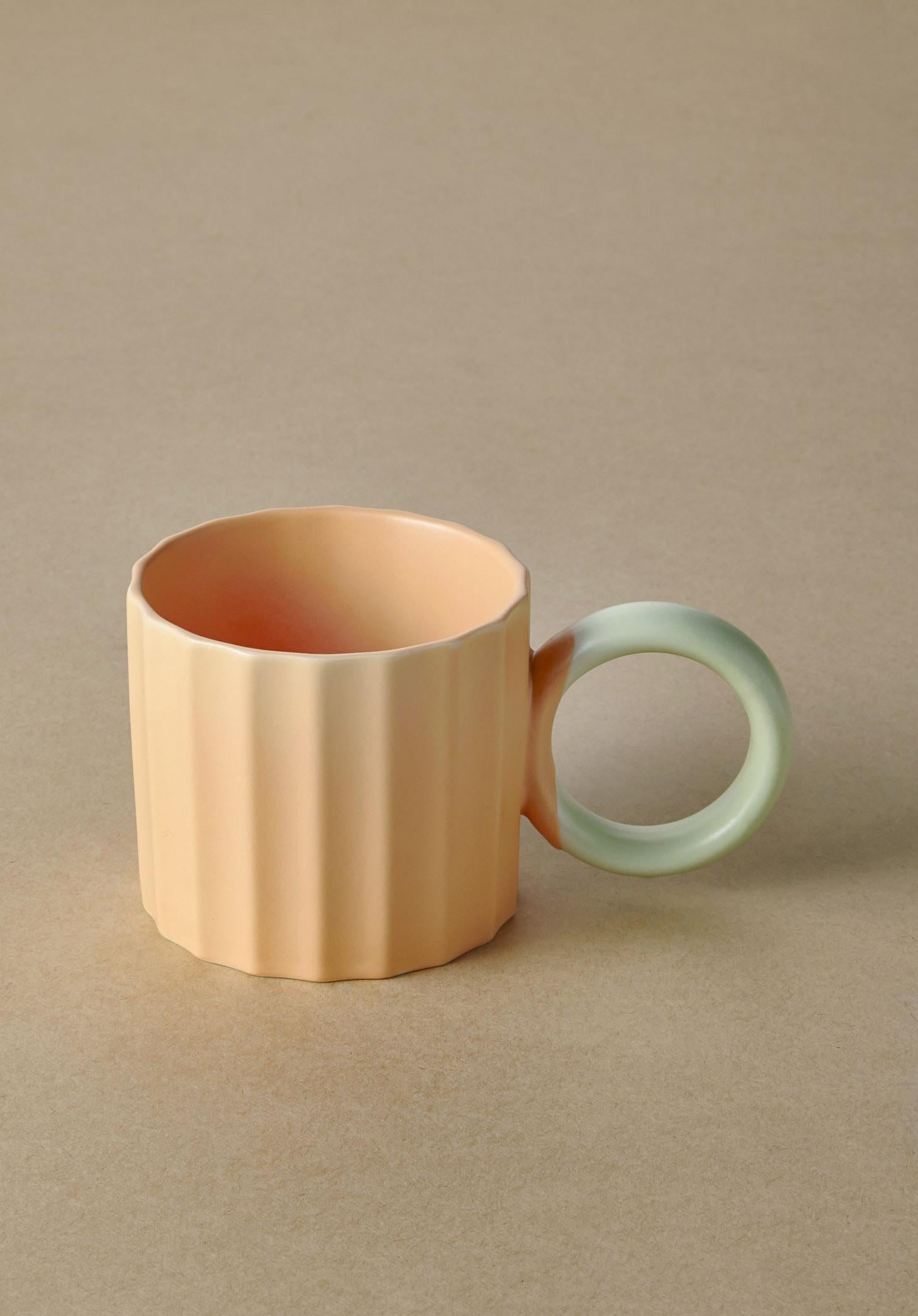 Runden Porcelain Mug Yellow 250 ml