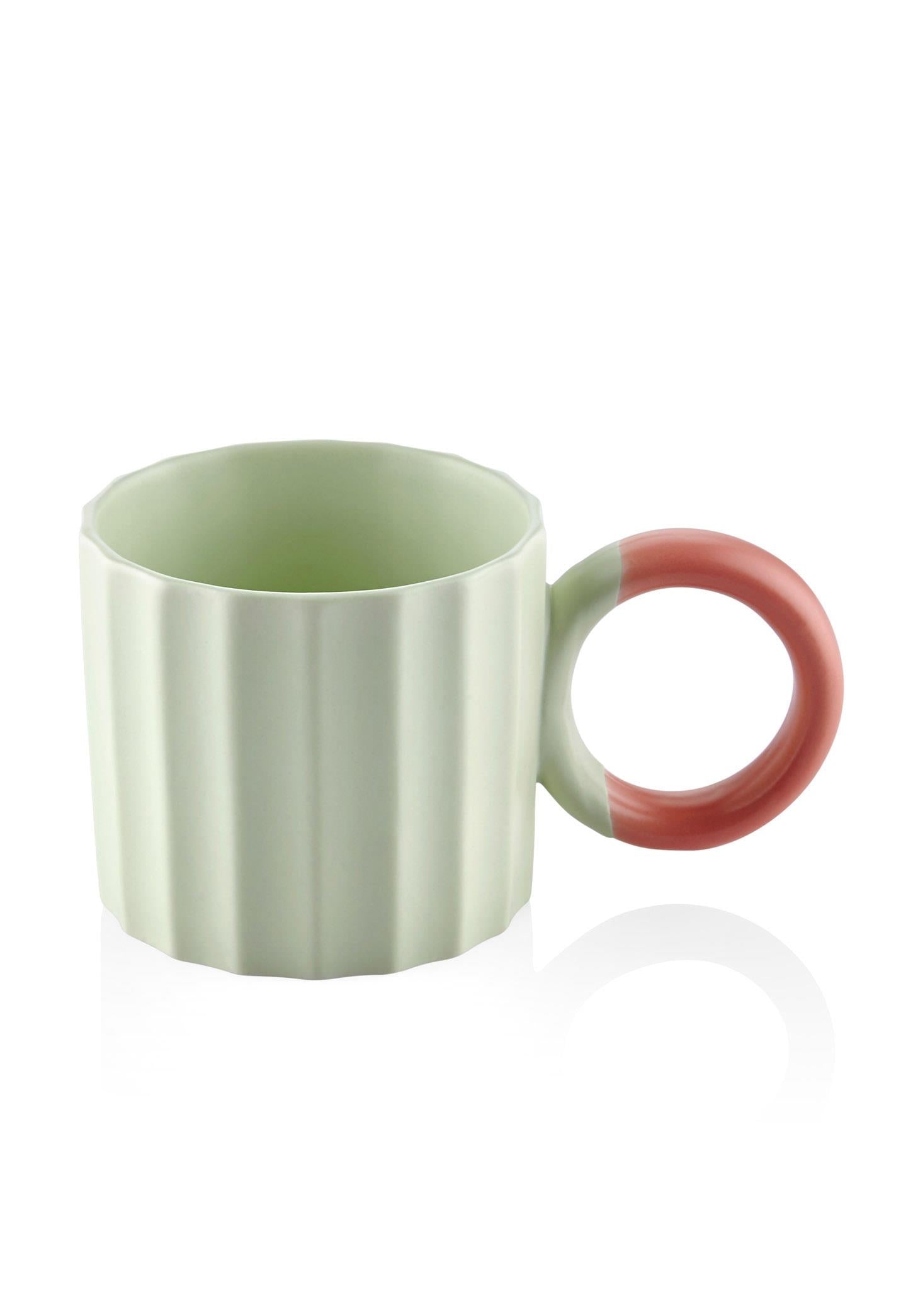 Runden Porcelain Mug Green 250 ml