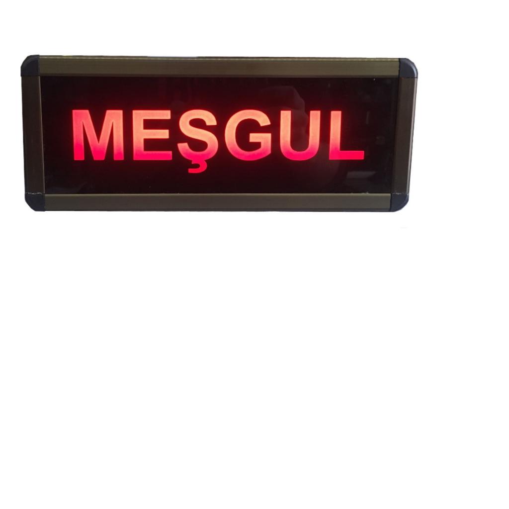 LED Busy Sign with Rechargeable Remote Control (Case Dimension: 12x30 cm)