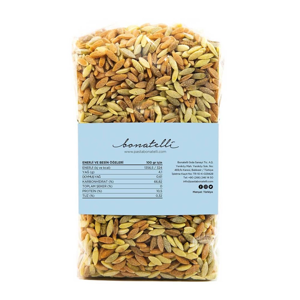 Bonatelli Gerste Nudel mit Gemüse 500 g