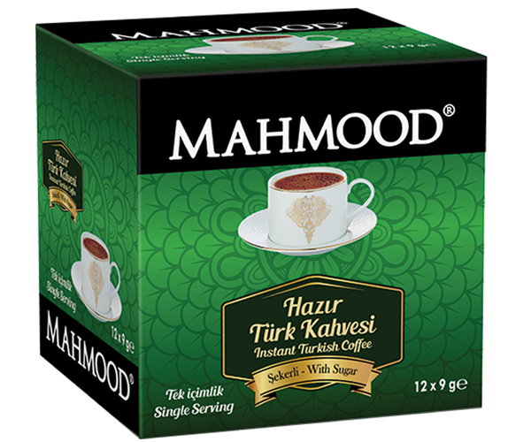 Mahmood Instant türkischer Kaffee mittelschwer 12 x 8 g