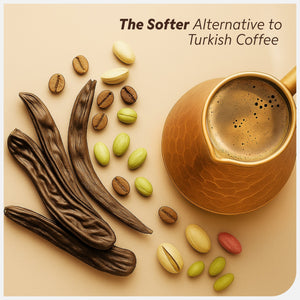 Şekeroğlu Minnettar Dibek Coffee 165 gr – Traditional Stone - Ground Turkish Coffee with Carob, Turpentine Pistachio, and Spices - Exporgin - Global Shopping Site