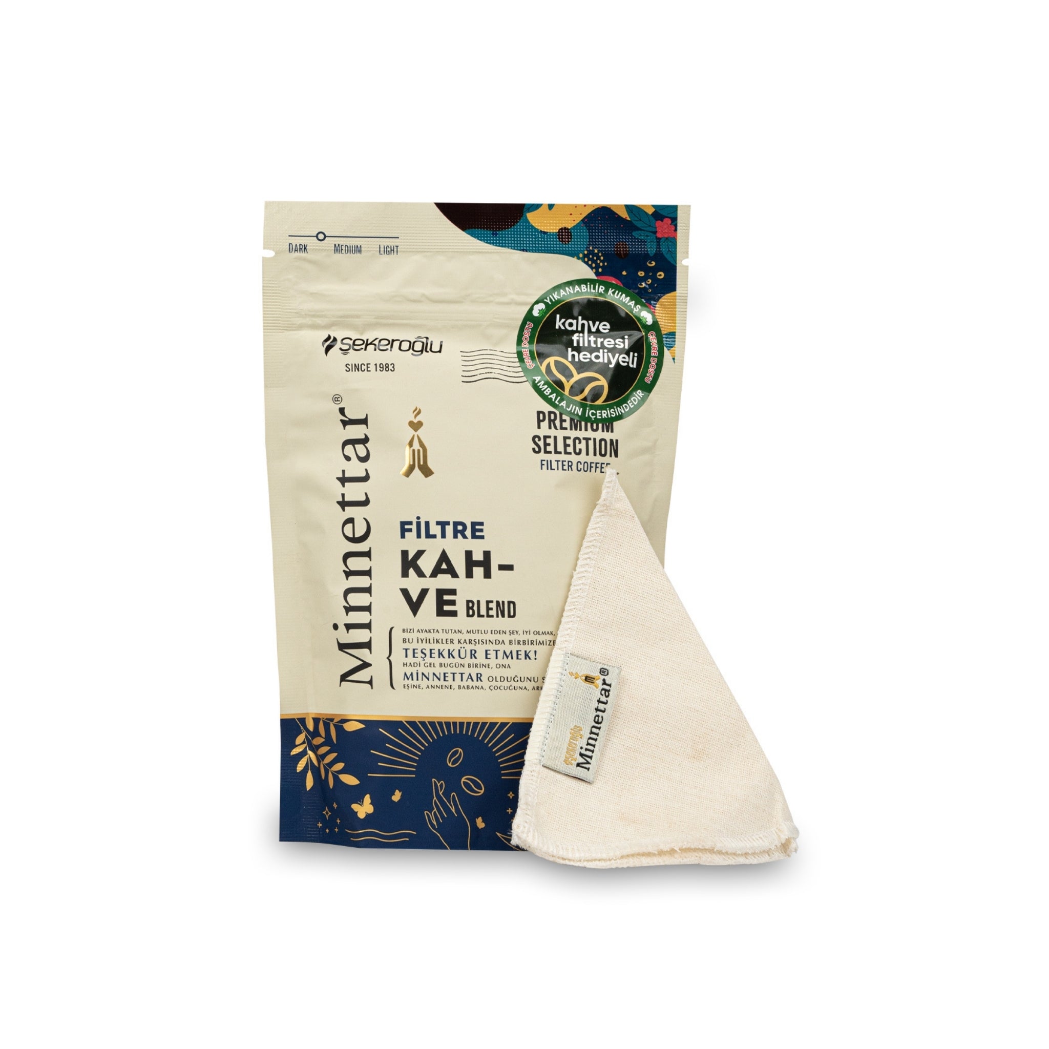 Şekeroğlu Minnettar Filter Coffee 165 gr – Freshly Ground Filter Coffee – Rich Aroma and Smooth Flavor - Exporgin - Global Shopping Site