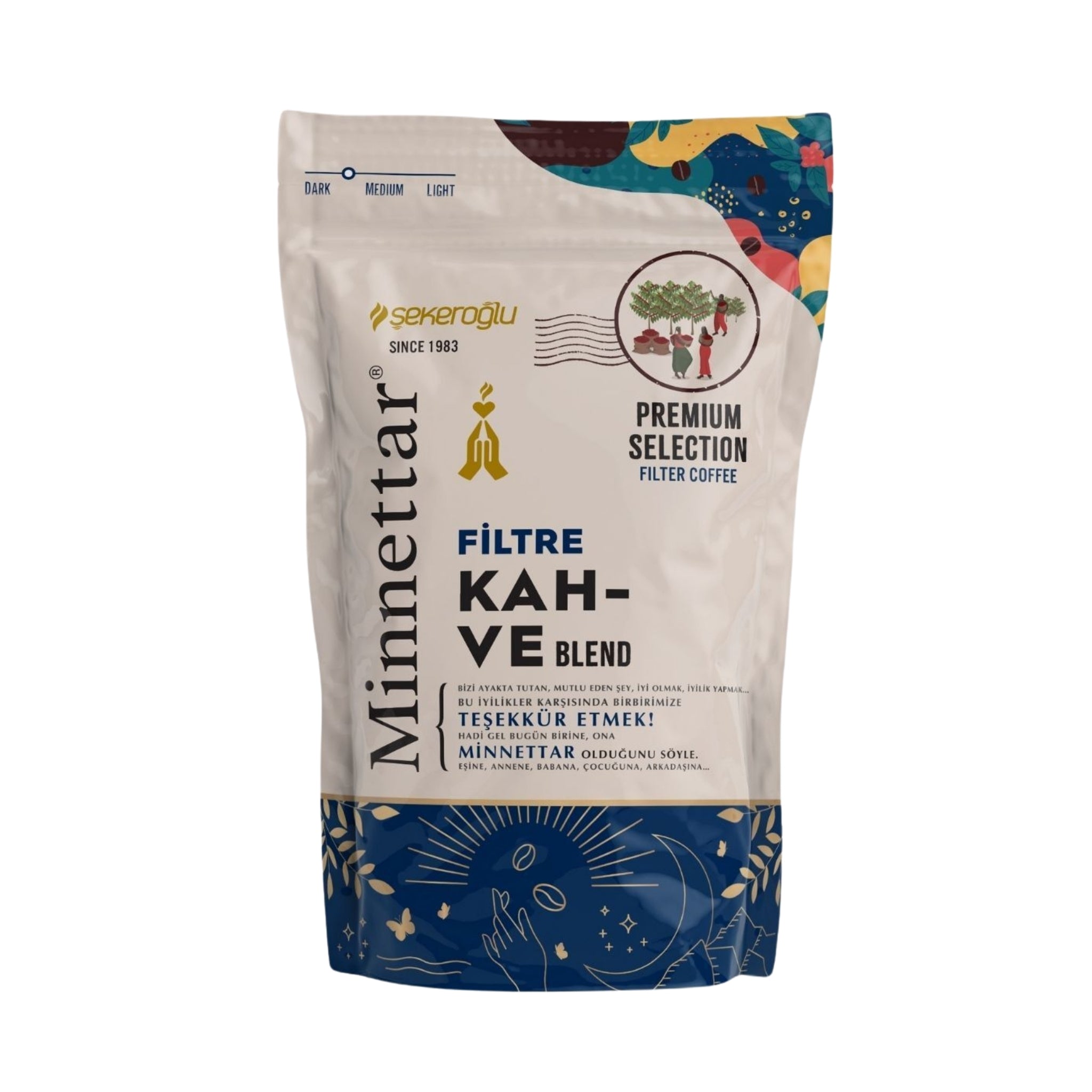 Şekeroğlu Minnettar Filter Coffee 165 gr – Freshly Ground Filter Coffee – Rich Aroma and Smooth Flavor - Exporgin - Global Shopping Site