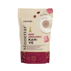 Şekeroğlu Minnettar Ruby Chocolate Coffee 165 gr – Turkish Coffee with Ruby Chocolate – Unique Fruity and Creamy Flavor - Exporgin - Global Shopping Site