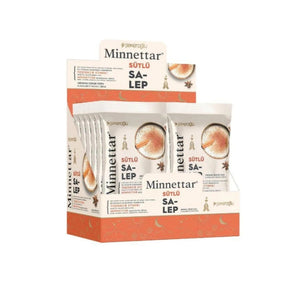 Şekeroğlu Minnettar - Single Use Milk Salep 17g 12 Pieces – Easy to Prepare - Aromatic and Comforting (7.2 oz) - Exporgin - Global Shopping Site