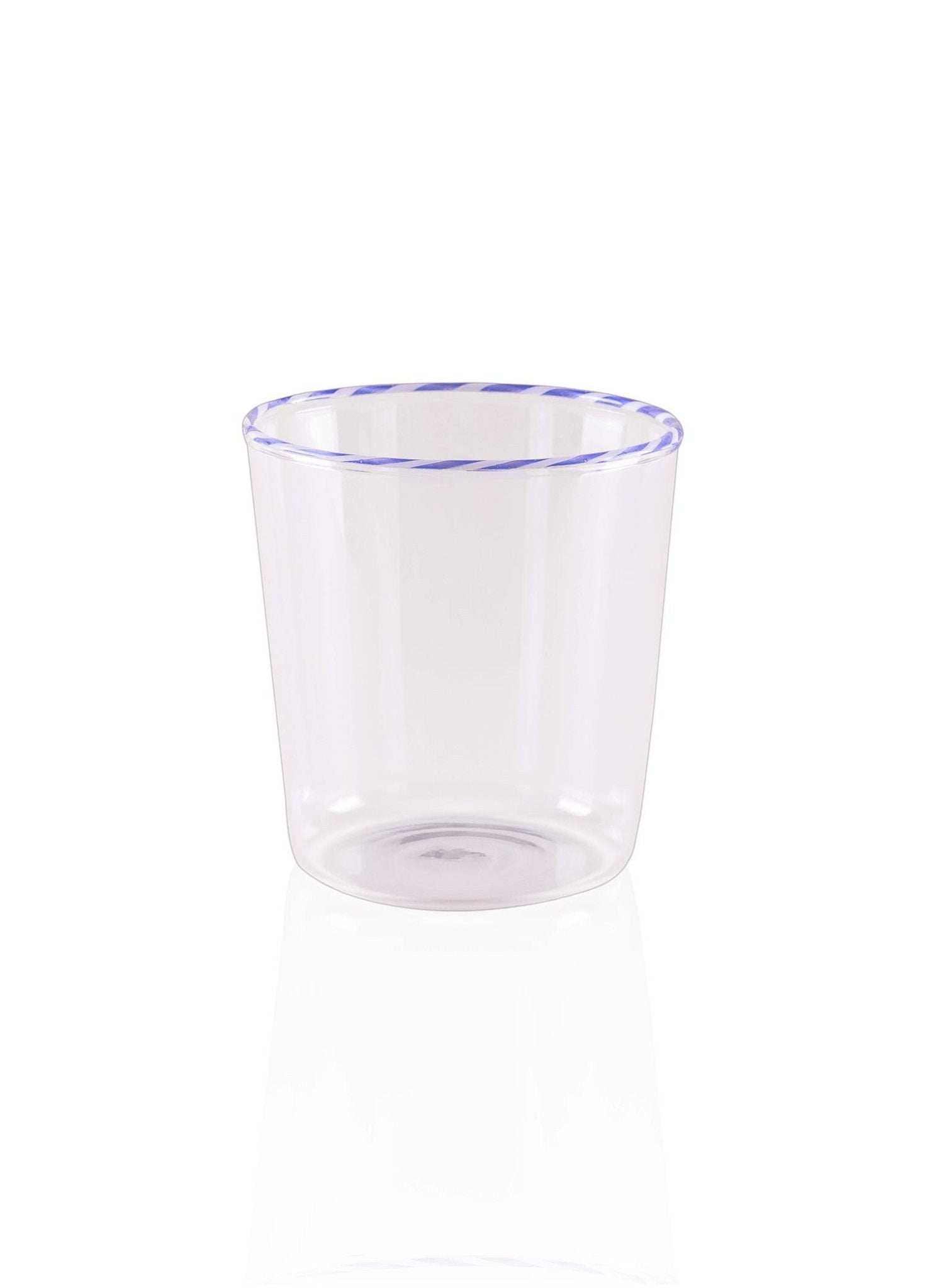 Simple – Water Glass Blue – Borosilicate & Heat - Resistant – 300ml (8x8x9 cm) - Exporgin - Global Shopping Site