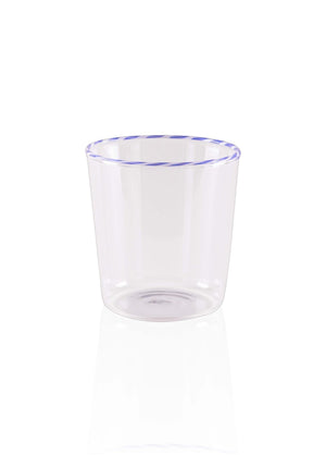 Simple – Water Glass Blue – Borosilicate & Heat - Resistant – 300ml (8x8x9 cm) - Exporgin - Global Shopping Site