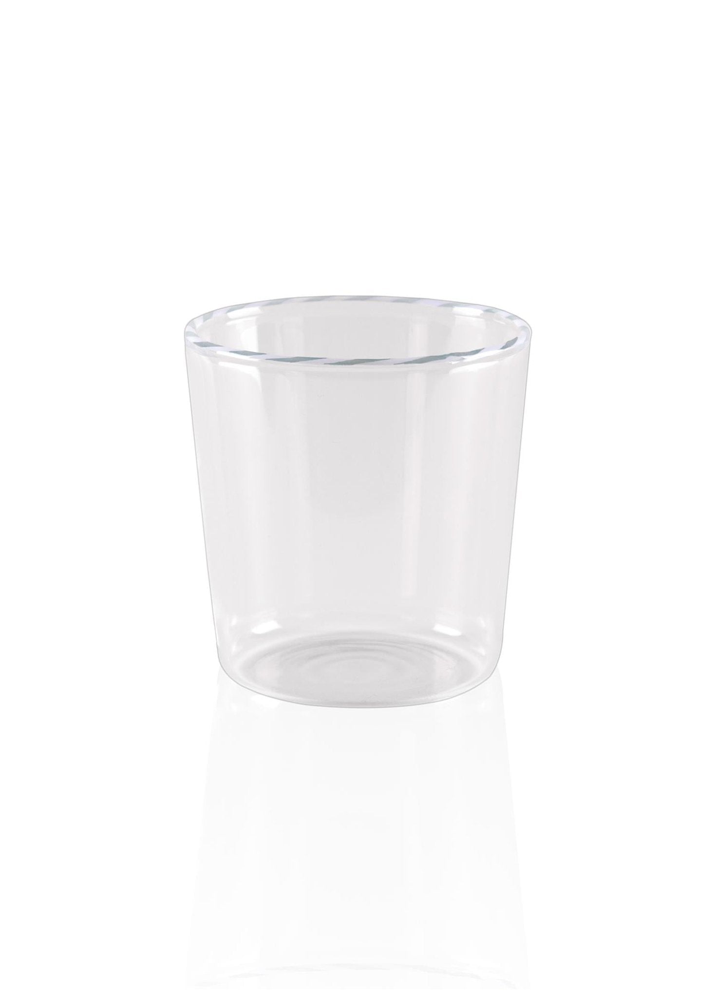 Simple – Water Glass Green – Borosilicate & Heat - Resistant – 300ml (8x8x9 cm) - Exporgin - Global Shopping Site