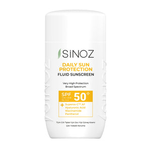 Sinoz Daily Sun Protect Fluid Sunscreen SPF50+ / PA++++ – Lightweight and Powerful - Exporgin - Global Shopping Site