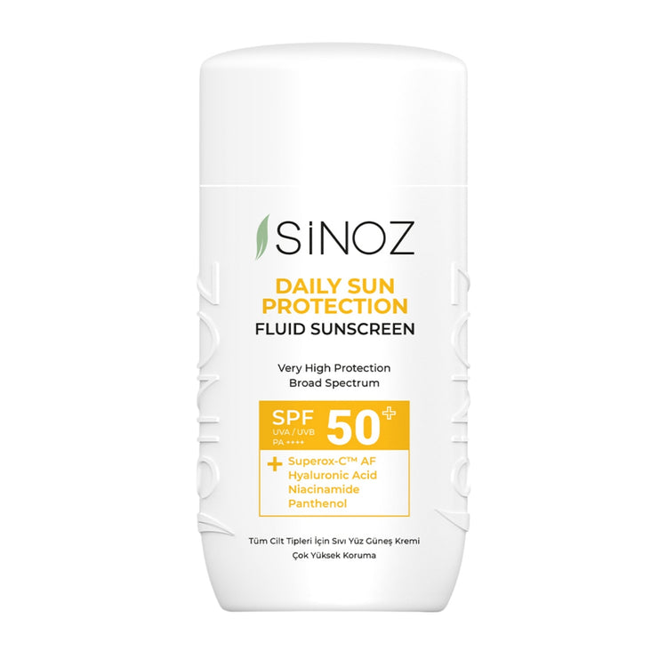 Sinoz Daily Sun Protect Fluid Sunscreen SPF50+ / PA++++ – Lightweight and Powerful - Exporgin - Global Shopping Site