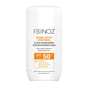 Sinoz Dark Spot Control Fluid Sunscreen SPF50+ / PA++++ – Brightening and Protective - Exporgin - Global Shopping Site