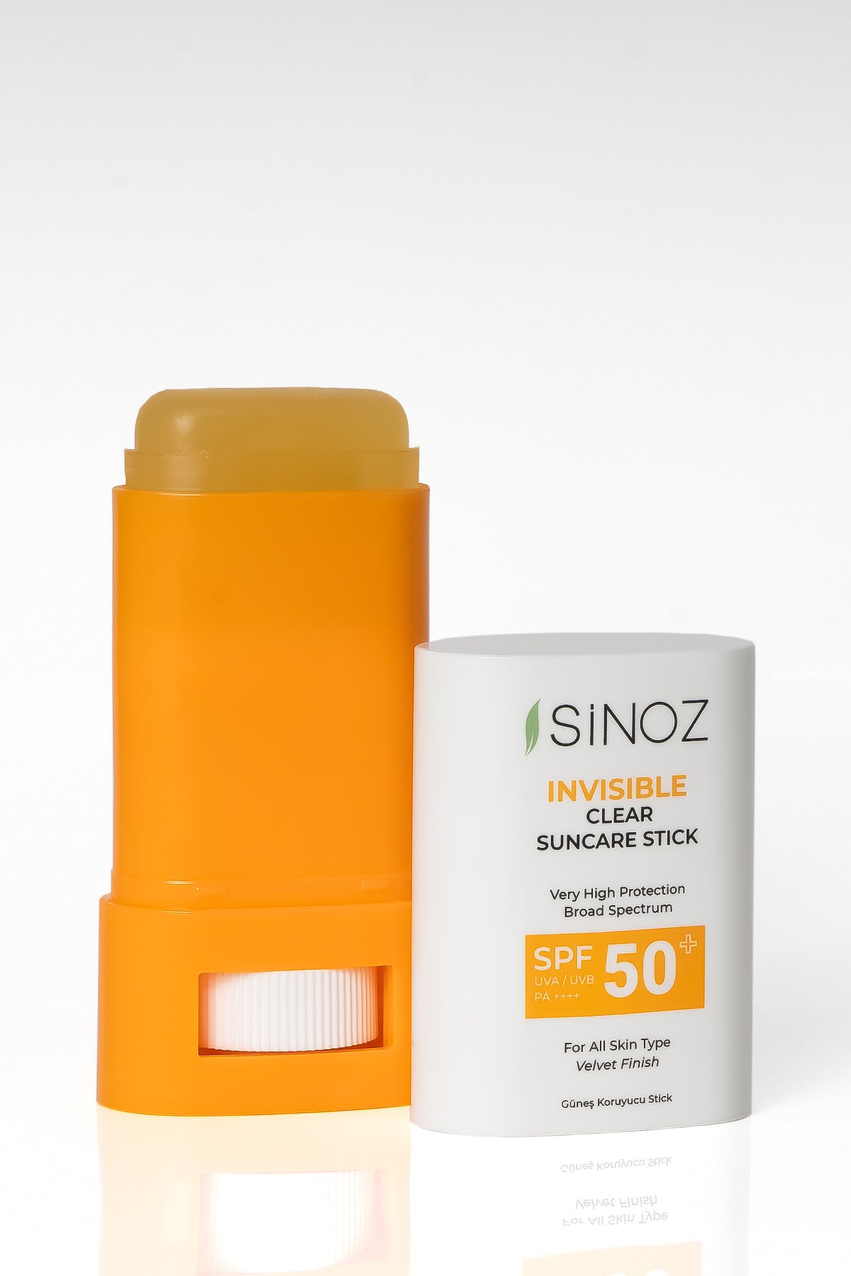 Sinoz Invisible Clear Suncare Stick SPF 50+ - Moisturizing and Soothing High Protection Transparent Stick Sun Cream 15 gr - Exporgin - Global Shopping Site