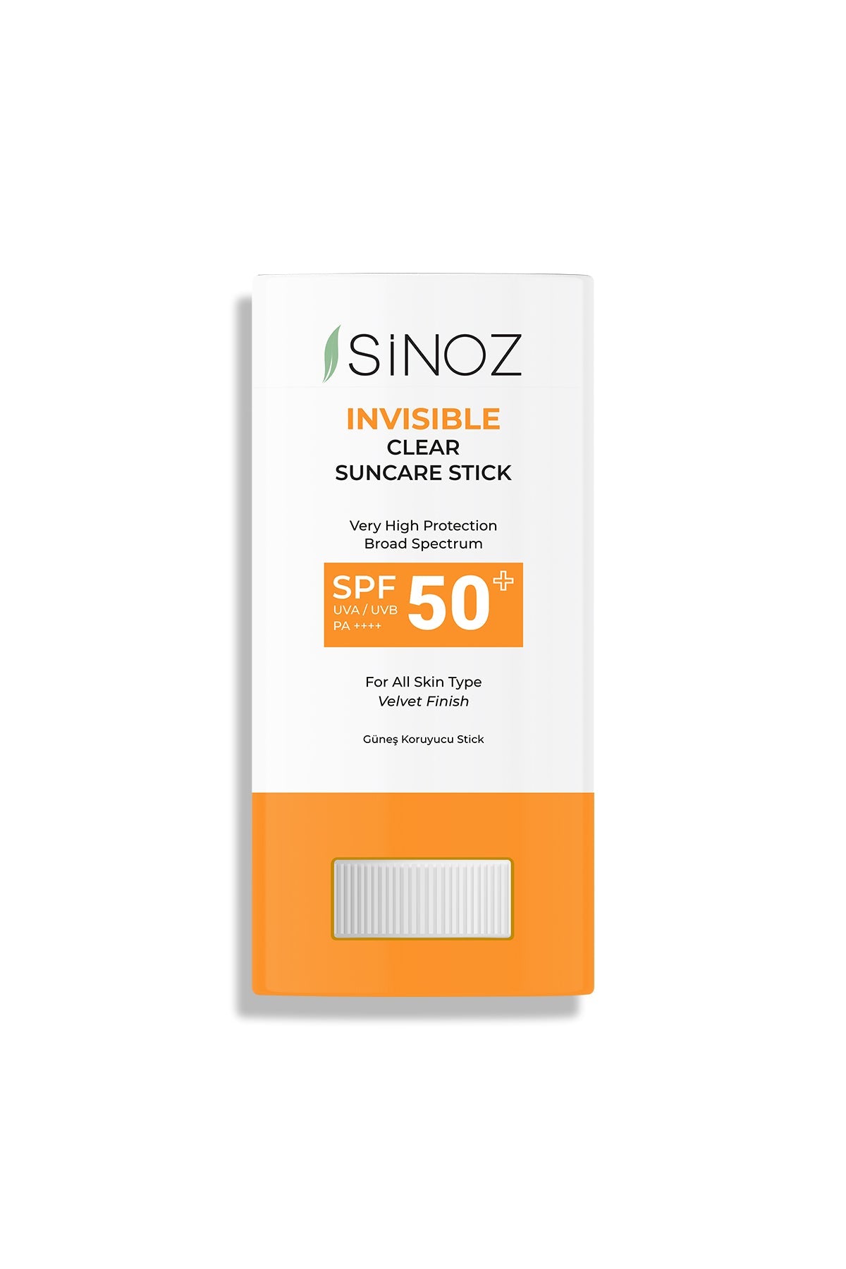 Sinoz Invisible Clear Suncare Stick SPF 50+ - Moisturizing and Soothing High Protection Transparent Stick Sun Cream 15 gr - Exporgin - Global Shopping Site