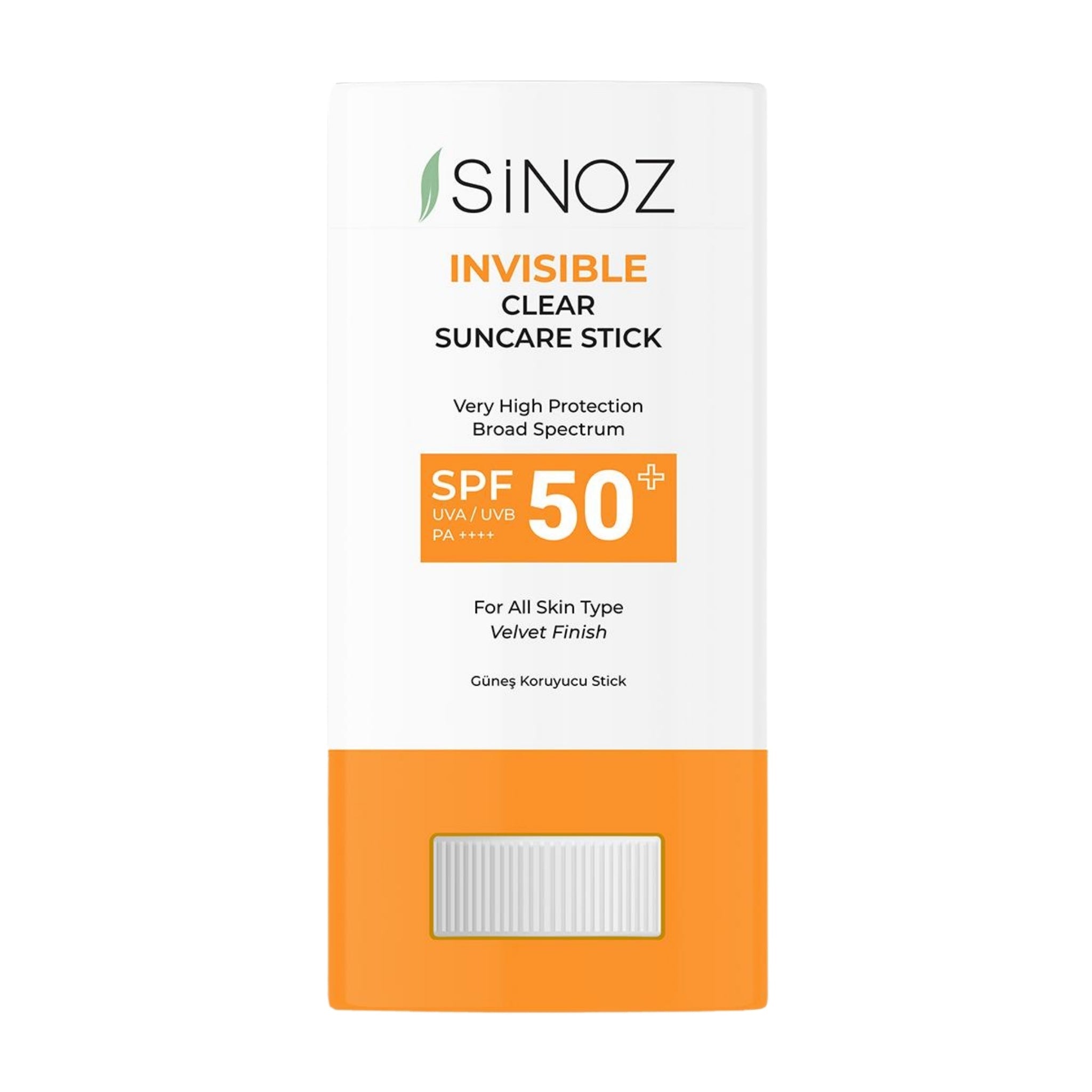 Sinoz Invisible Clear Suncare Stick SPF 50+ – Transparent Sun Protection with Ceramide and Aloe Vera – Non - Greasy, Moisturizing Formula – 15 g - Exporgin - Global Shopping Site