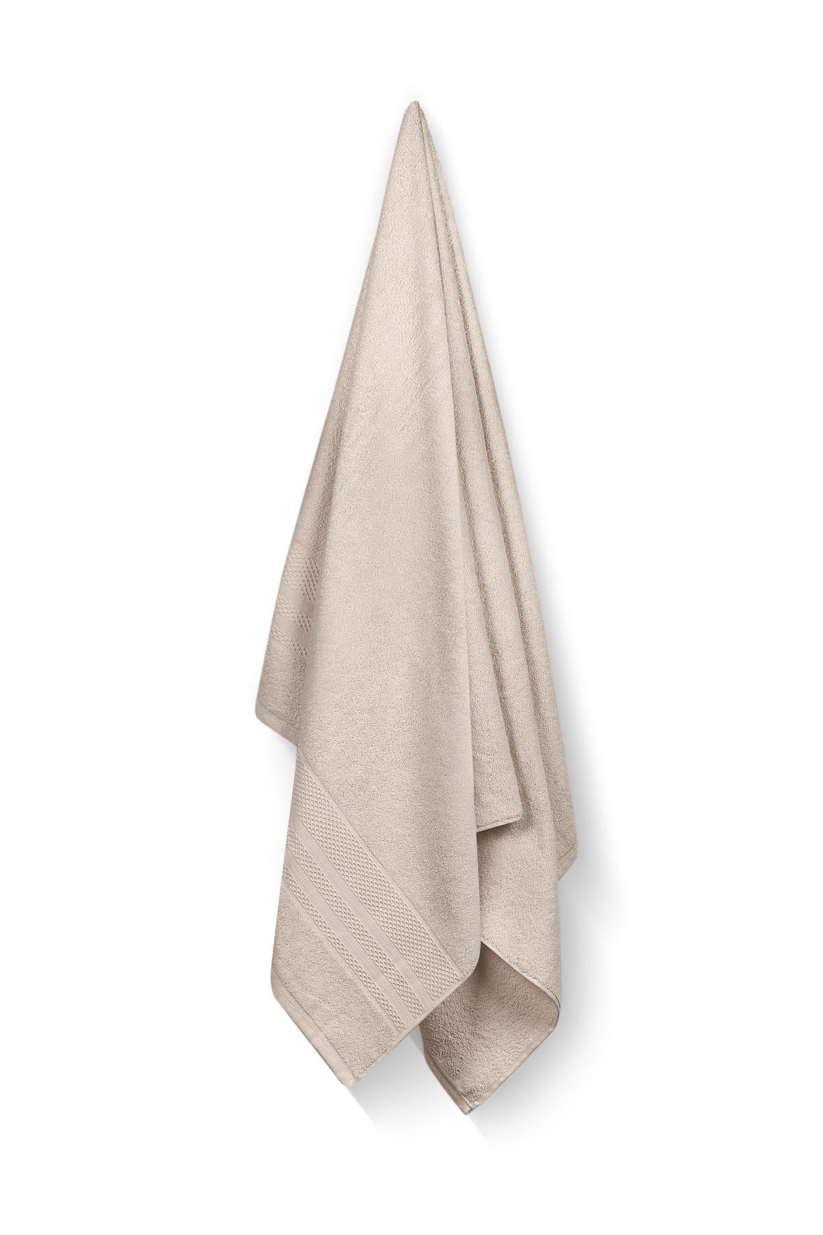 Softy - asciugamano da corpo extra morbido al 100% in cotone 70x140 cm beige