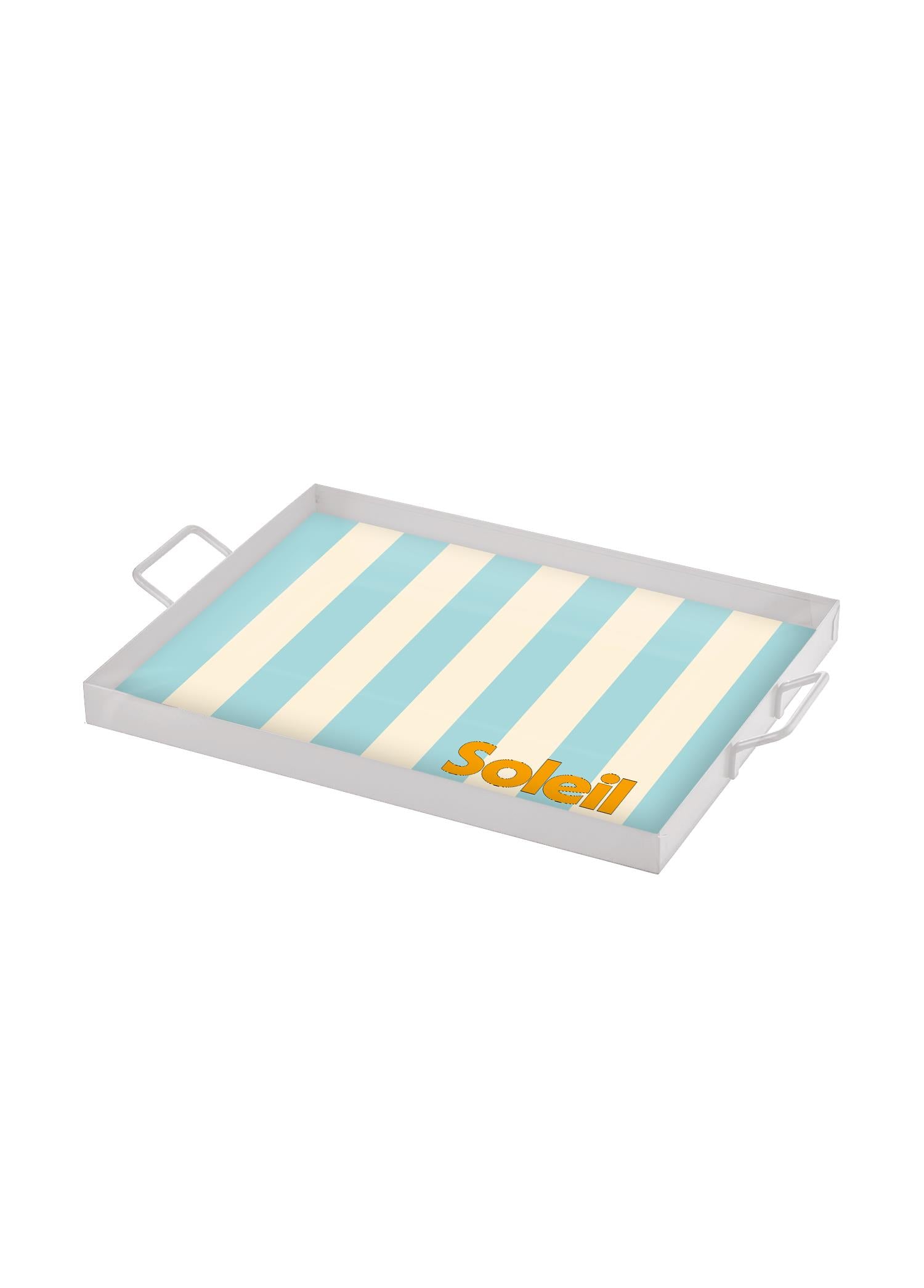 Soleil Decorative Metal Tray 40x30 cm