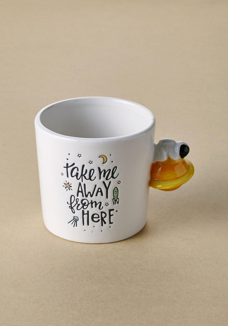 Space Handle Mug 450 ml - Exporgin - Global Shopping Site