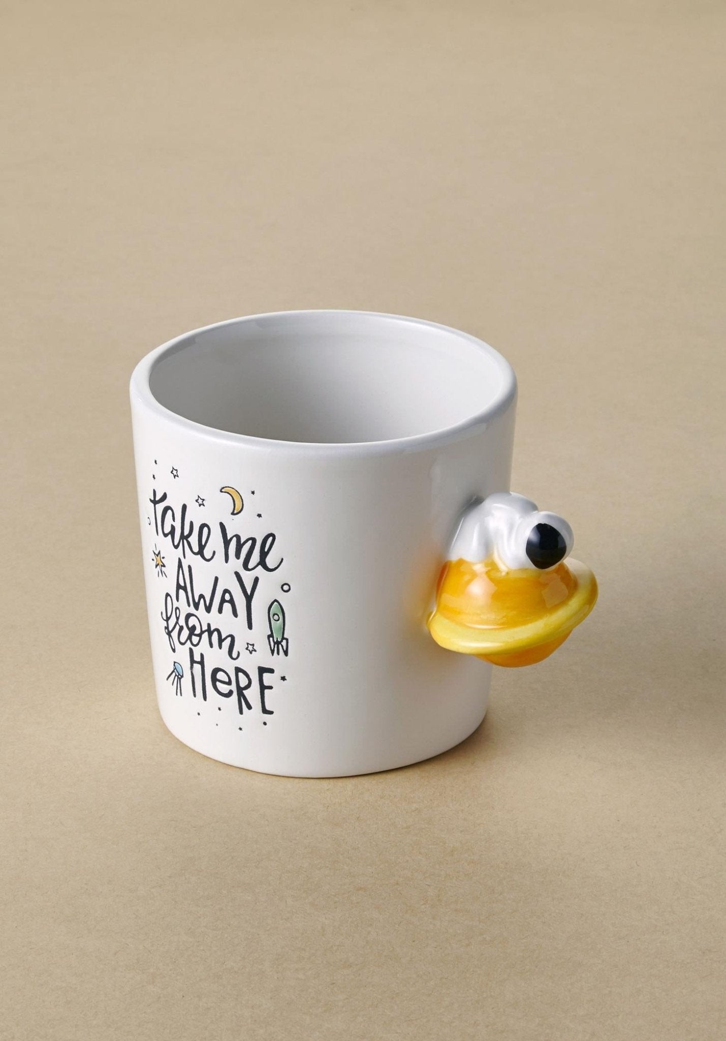 Space Handle Mug 450 ml - Exporgin - Global Shopping Site