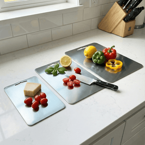 Stainless Steel Cutting Board Set – Small, Medium & Large Sizes - Exporgin | Türkiye Comes to You