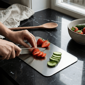 Stainless Steel Cutting Board Set – Small & Medium Sizes - Exporgin | Türkiye Comes to You