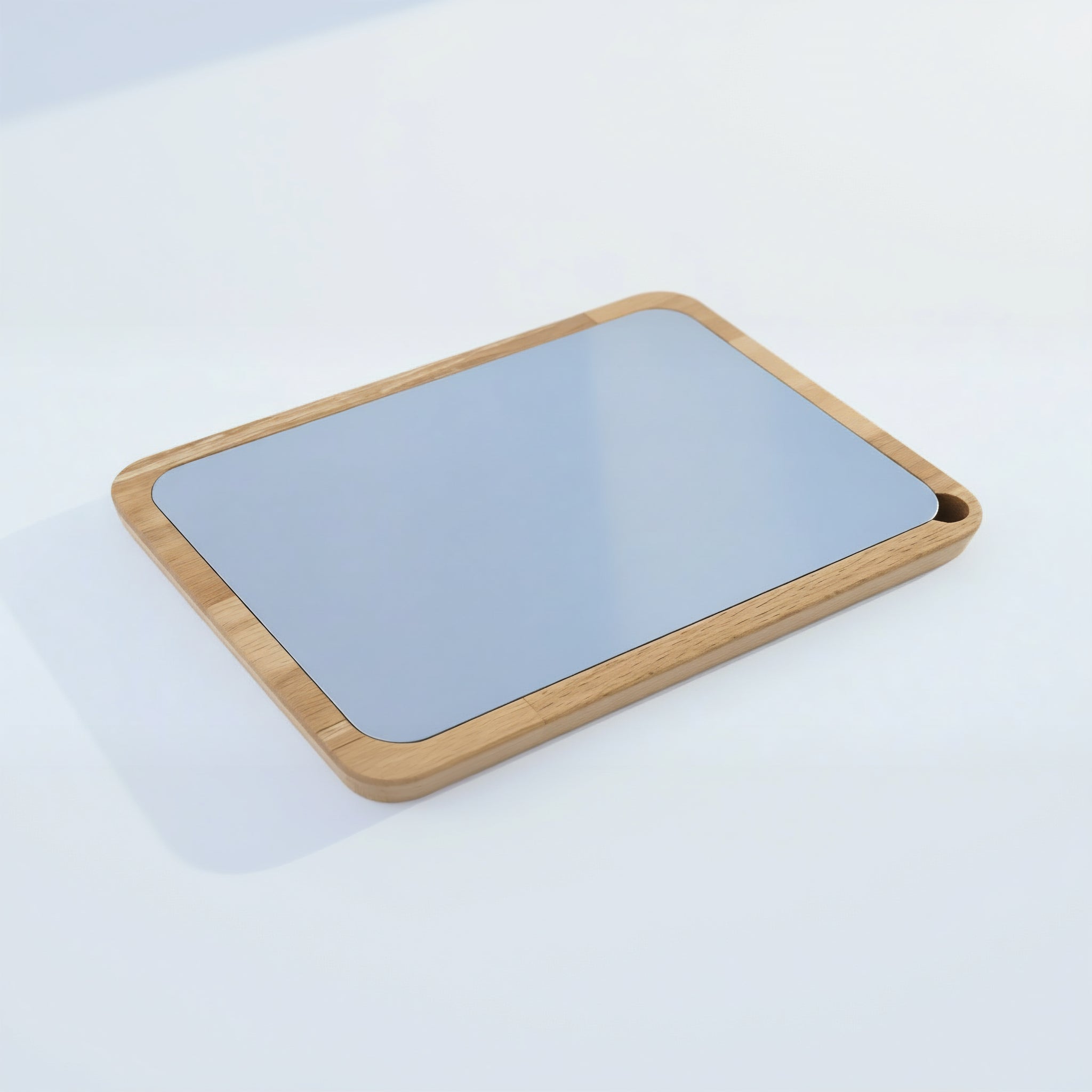 Stainless Steel Cutting Board with Wooden Frame | Hygienic & Stylish - Exporgin | Türkiye Comes to You