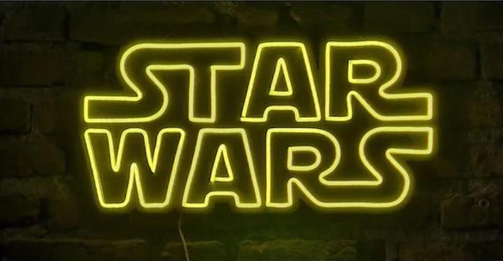 Illuminazione a parete a LED NEON STAR Wars