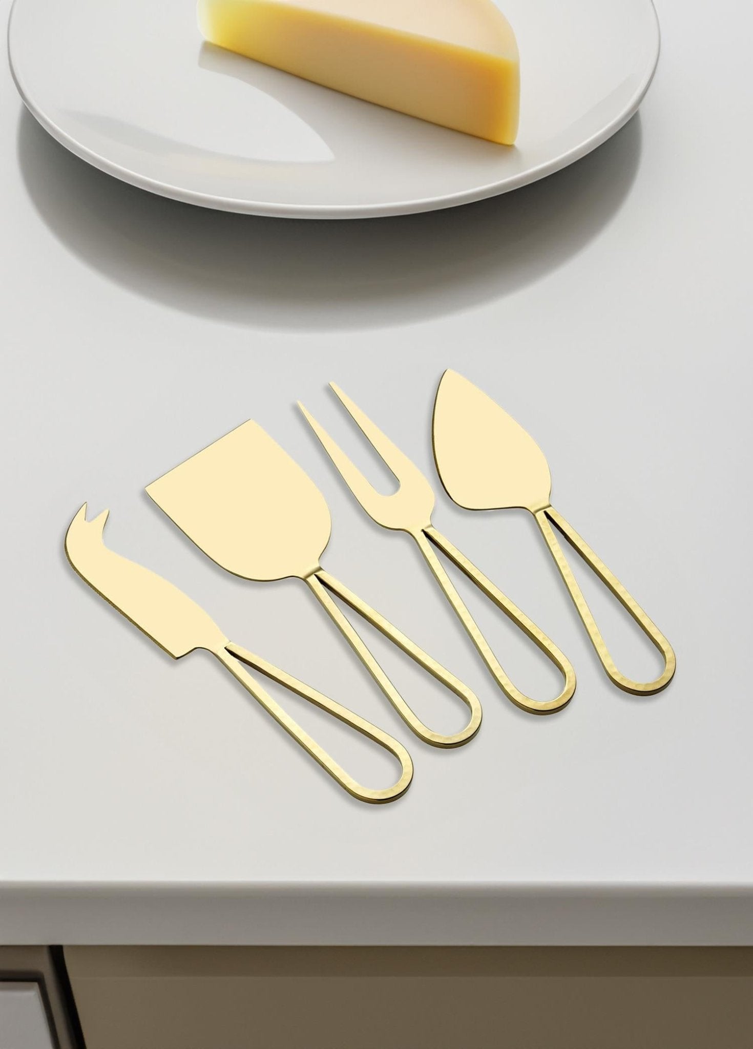 Stillo Cheese Serving Set 4 Pieces - Exporgin | Türkiye Comes to You