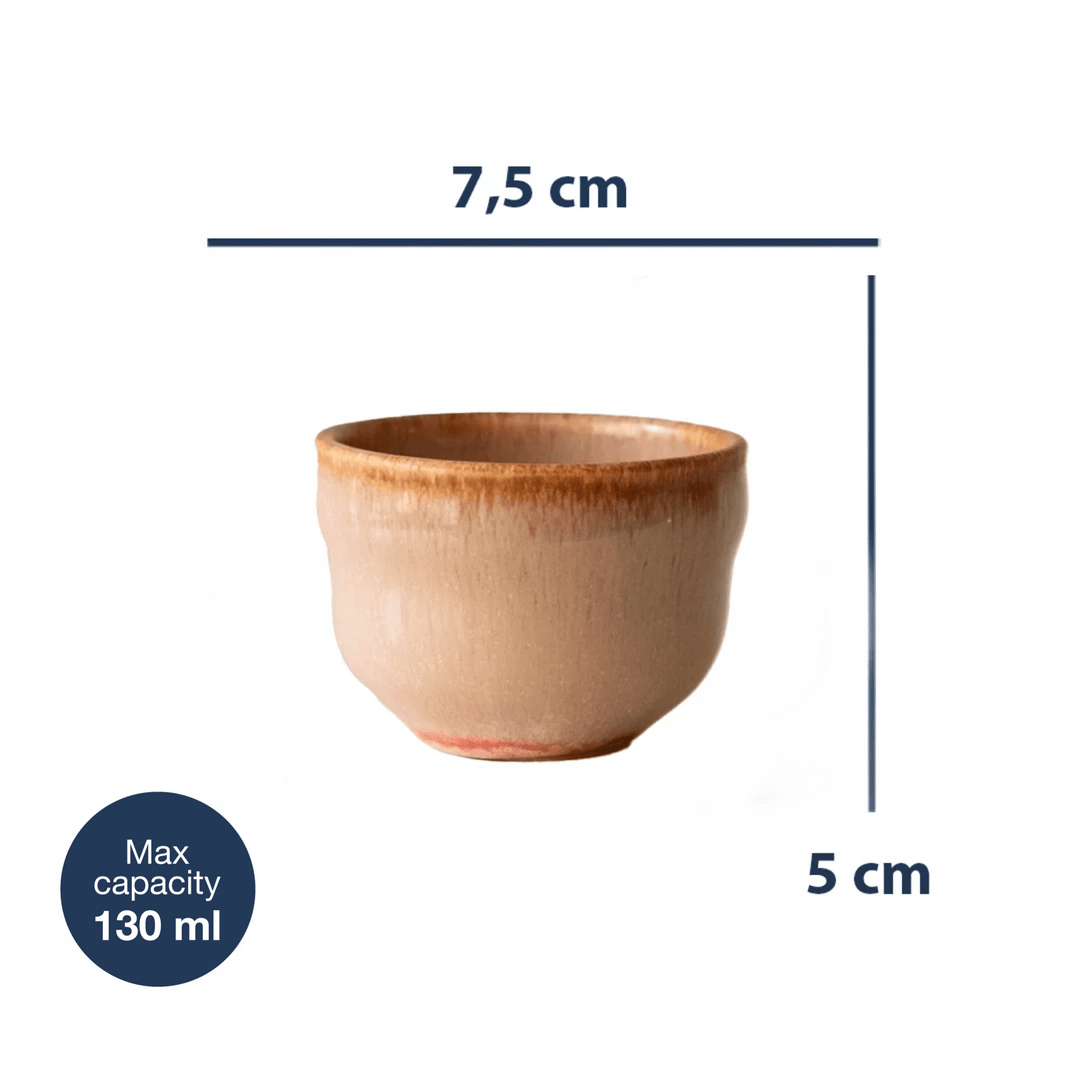 Stoneware Cortado Cup 130ml (4.29 fl oz) - Exporgin | Global Shopping Site