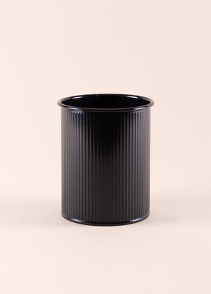 Stripe Countertop Cutlery Rack Black 13x11 cm - Exporgin | Türkiye Comes to You