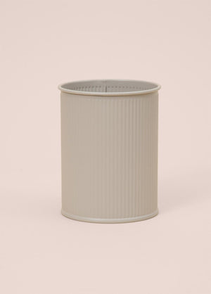 Stripe Countertop Spoon Holder Beige 13x11 cm - Exporgin | Türkiye Comes to You