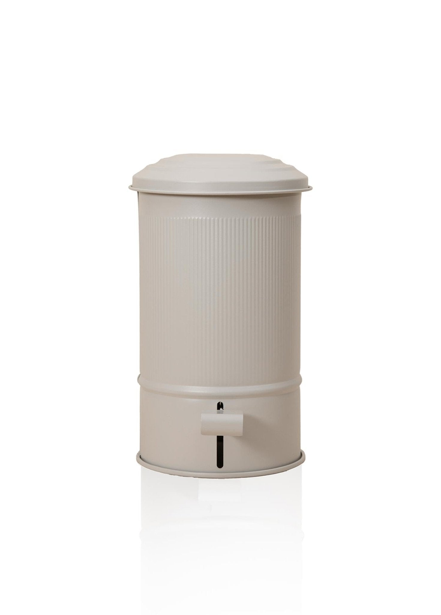 Stripe Kitchen and Bathroom Trash Can Beige 5 Lt - Exporgin | Türkiye Comes to You