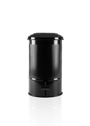Stripe Kitchen and Bathroom Trash Can Black 5 Lt - Exporgin | Türkiye Comes to You