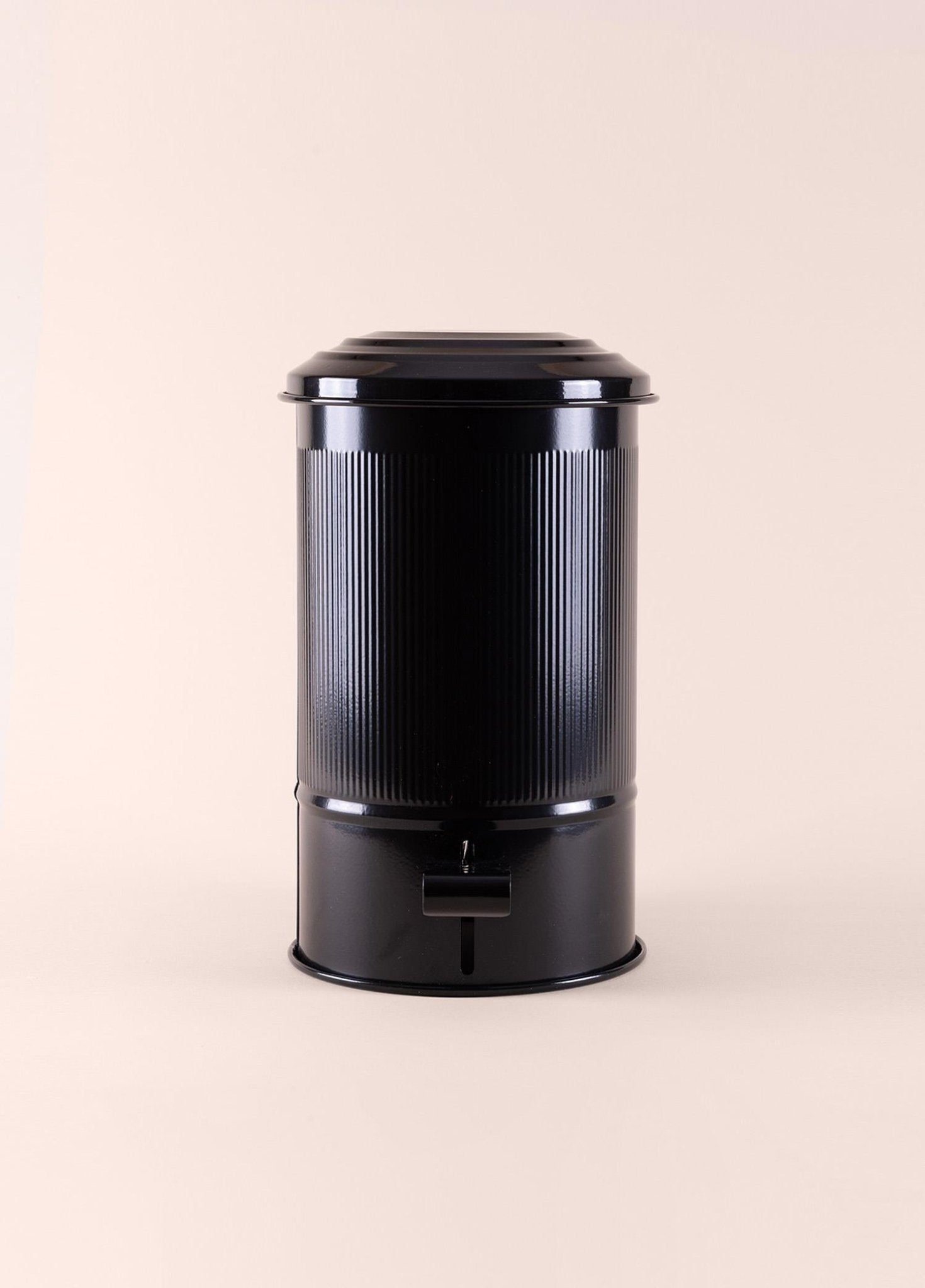 Stripe Kitchen and Bathroom Trash Can Black 5 Lt - Exporgin | Türkiye Comes to You