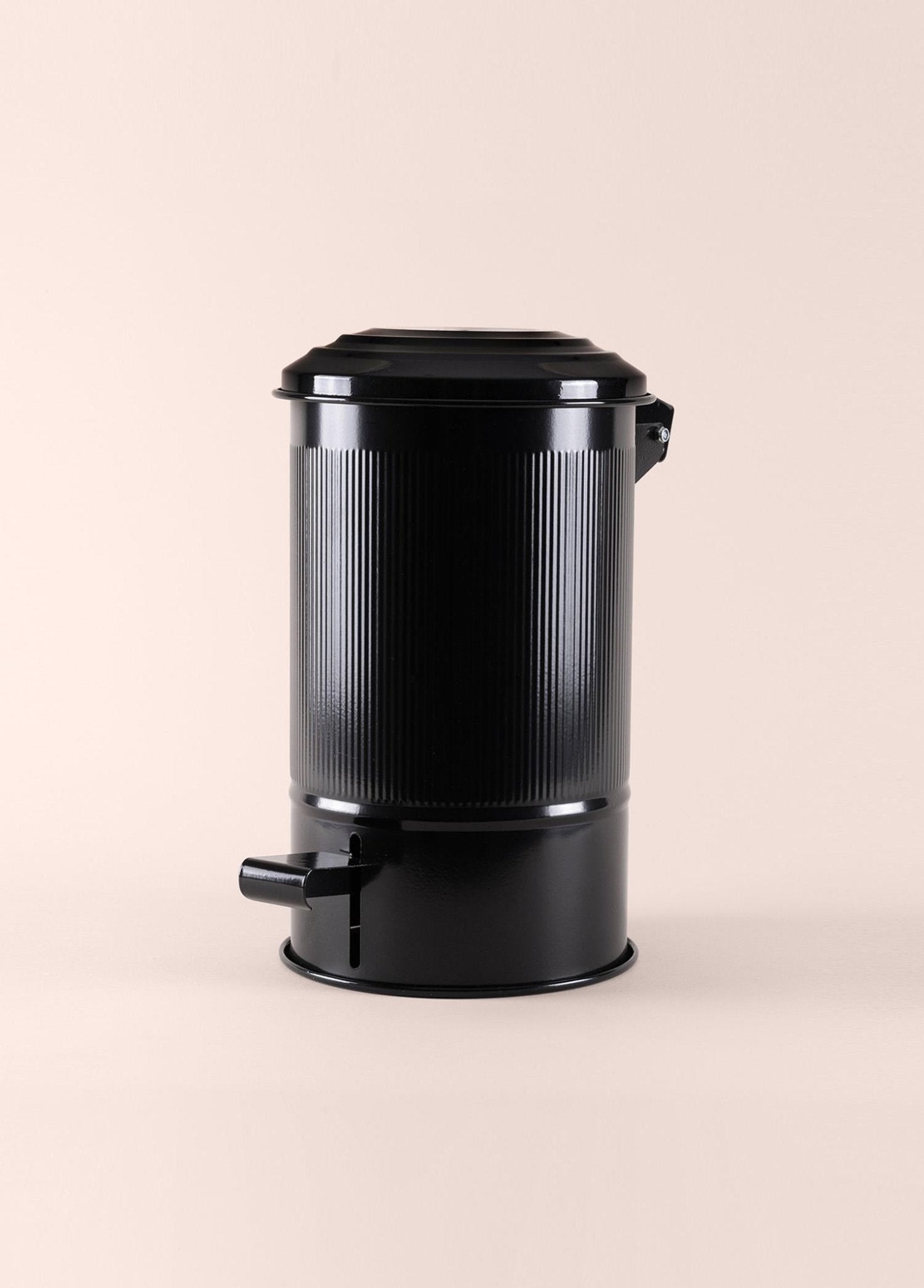 Stripe Kitchen and Bathroom Trash Can Black 5 Lt - Exporgin | Türkiye Comes to You
