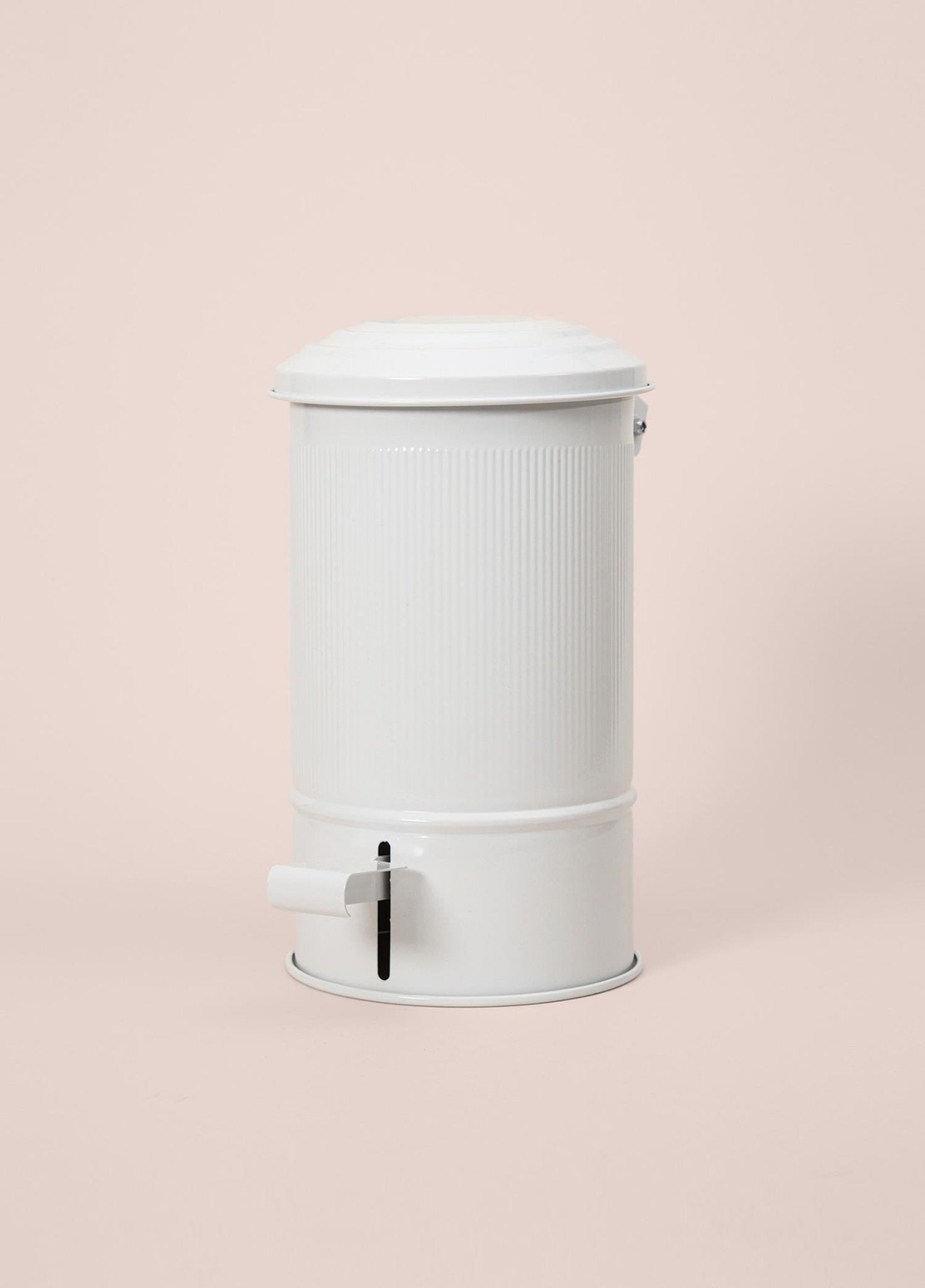 Stripe Kitchen and Bathroom Trash Can White 5 Lt - Exporgin | Türkiye Comes to You